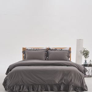 [포그나미] 시그니처 햅번 60수 고밀도 프릴이불커버+베개세트Q