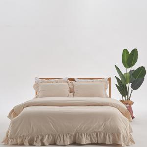 [포그나미] 시그니처 햅번 60수 고밀도 프릴이불커버+패드세트K