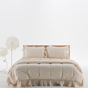 [포그나미] 시그니처 레트로 60수 고밀도 오가닉 프릴차렵이불Q