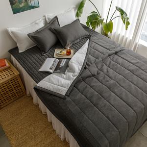 [르헤브] 샤르베 시원한 여름 침구세트 시어서커 얇은 차렵 이불세트 패드 SS