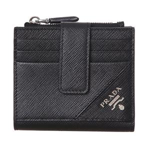 [롯데백화점] [프라다] 반지갑 2MC066 QME F0002 로고 가죽패치