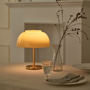 R 테이블 램프 골드에디션 모스옐로우