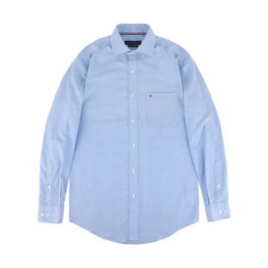 [타미힐피거] 잉글랜드 코튼 옥스포드 셔츠 클래식핏 블루 TH113