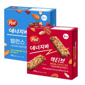 포스트 에너지바 엑티브135g+밸런스150g