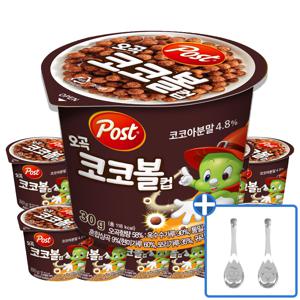 포스트 오곡 코코볼 컵 30g 12개입+스푼세트