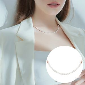 [제이에스티나][롯백정품] 마리엘 진주 비드목걸이_JJLJNI3BF342SR420