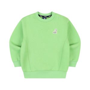 코튼 폴리 브러쉬드 클럽 로고 스웨트셔츠 PD 0013 그린