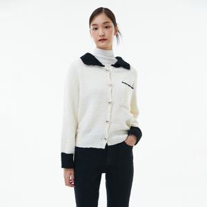 랩[정가 49,900] 배색카라소매 뽀글이가디건 AP4KGA53