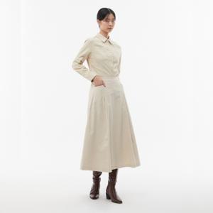 랩[정가 79,900] 코듀로이 사선포켓 뒷밴딩 플레어 스커트 AP4WSA66