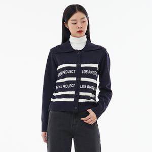 랩[정가 89,900] LAP로고플레이 부클포인트 카라가디건 AP4KGA64