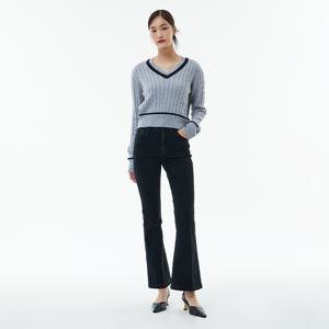 랩[정가 69,900] 기모 레직기 롱부츠컷 데님팬츠 AP4DPA60