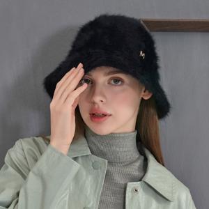 [최초가 75,500원] 유키 앙고라 버킷햇