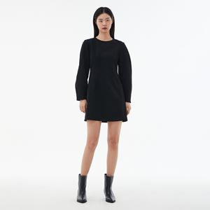 랩[정가 89,900] 퍼프소매 라운드 미니 원피스 AP4WOA61