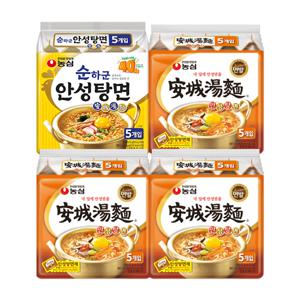 농심 안성탕면 15봉 + 순하군 안성탕면 5봉