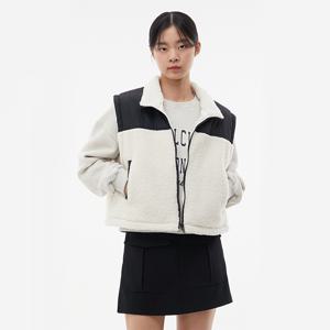 랩[정가 109,900] 퀼팅배색 무스탕베스트AP4MVA60