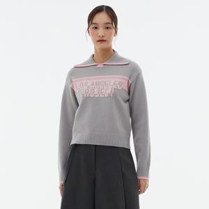 랩[정가 79,900] LAP 레터링 카라 풀오버AP4KHA64