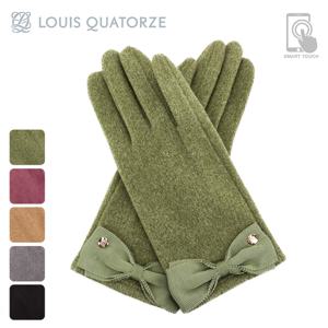 루이까또즈 리즈 리본 여 스트레치 장갑 MGLQG90800