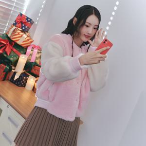 랩[정가 169,900] 인조퍼 바시티 점퍼 AP4FJA60