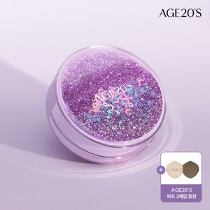 [에이지투웨니스] 뉴오리지널 에센스 커버팩트 샤이닝드롭에디션(퍼플케이스1+리필3) (SPF50+ PA+++)