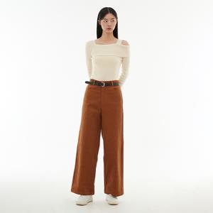 랩[정가 79,900] 벨트 세트 코듀로이 와이드 롱 팬츠 AP4WPA51