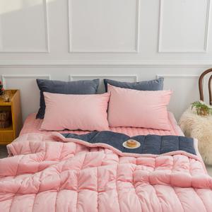 케렌시아 빌리 리버서블 극세사 차렵이불 베개세트 SS(차렵이불SS+베개커버1P)