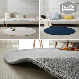 뉴투톤 원형 사계절 단모 러그 카페트 150 by조희선