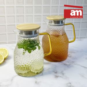 [롯데백화점][에이엠]이태리am 해머톤 물병 1600ml 내열강화유리컵 유리 물통 냉장고