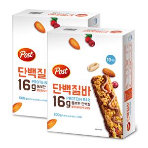 포스트 단백질바 500g 10개입 x2개