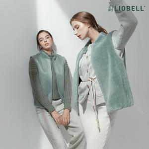 [최초가 109,000원]  헤링본블루종베스트(리버서블)