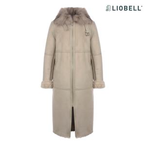 [최초가 299,000원]  폭스 카라 하이넥 무스탕