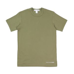 로고 반팔 카키 티셔츠 FM-T020 3