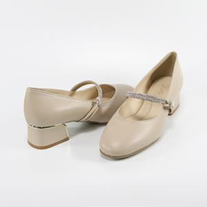 [소다]여성 보석 스트랩 메리제인 펌프스 ALS414 LS37_BS 베이지4cm