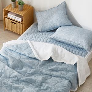 포슬리 시원한 여름 침구세트 시어서커 얇은 차렵 이불세트 패드 SS