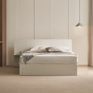 에몬스 플랫온 LED 호텔침대 Q세트(사이드패널1, 매트별도)