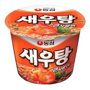 농심 새우탕 큰사발면 115g (컵라면/16개/BOX)