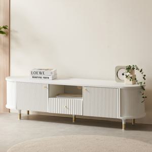 파로마 피츠 마스 1600 라운드 템바보드 거실장 POF135