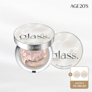 [에이지투웨니스] 글래스 스킨 에센스 팩트 글로우(본품+리필1) (SPF50+ PA++++)