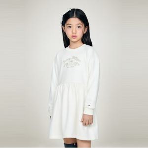 타미힐피거 플라워 롱 슬리브 니트 드레스 (T42E6RDR100GT1YBH)