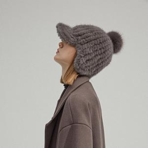 [최초가 126,000원] 비앙코 밍크 니팅 모자