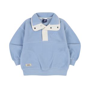 플리스 버튼 넥 스웻셔츠 QD 0012 블루