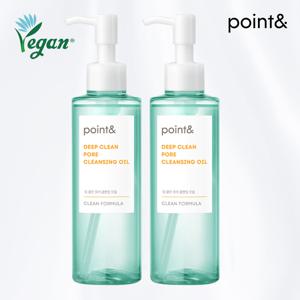 앤] point& 비건 저자극 딥클린 포어 클렌징 오일200ml X 2개