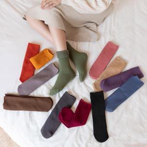 골지기모양말 10개 세트 여성 겨울 방한 중목 양말 선물