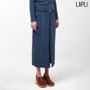 [최초가 109000원] 라인 배색 슬릿 스커트_LWSKW324005