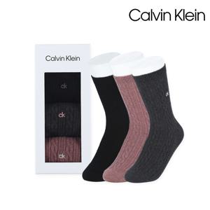 CK양말 여성 프리미엄 케이블 장목양말 CKL13300S