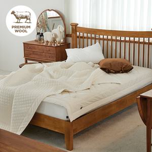 [전용가방]호주산 100%양모 스프레드 모이스처 2COLOR 고밀도 80수 순면 패드겸이불(SS)(Q)