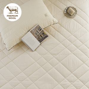 [전용가방]호주산 100% 양모패드 프라마 2COLOR 고밀도 60수 순면 침대패드(SS)(K)