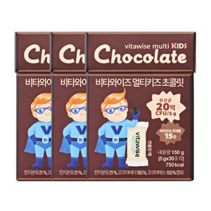 HN019특허유산균이 함유된 비타와이즈 유아유산균초콜릿 3박스(30개입X3박스)