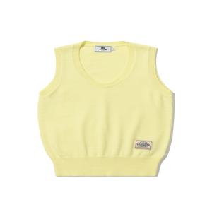 [오아이오아이컬렉션]COLORED KNIT VEST [LEMON]