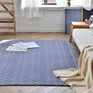 워셔블 헤링본 쿨 시어서커 여름 카페트 (100x150)