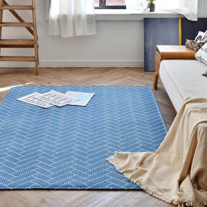 워셔블 헤링본 쿨 시어서커 여름 카페트 (150x200)